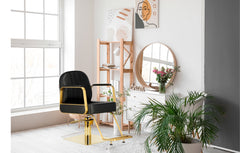 Kirpyklos kėdė ARYA – juoda