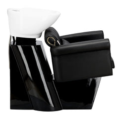 Kirpyklos plautuvė Kiva, juoda