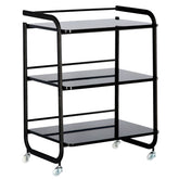 Kosmetologinis vežimėlis 020B, juoda