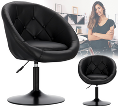 Kirpyklos kėdė Ferrara Black, juoda