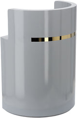 Kirpyklos registratūros stalas ELIA - pilkas