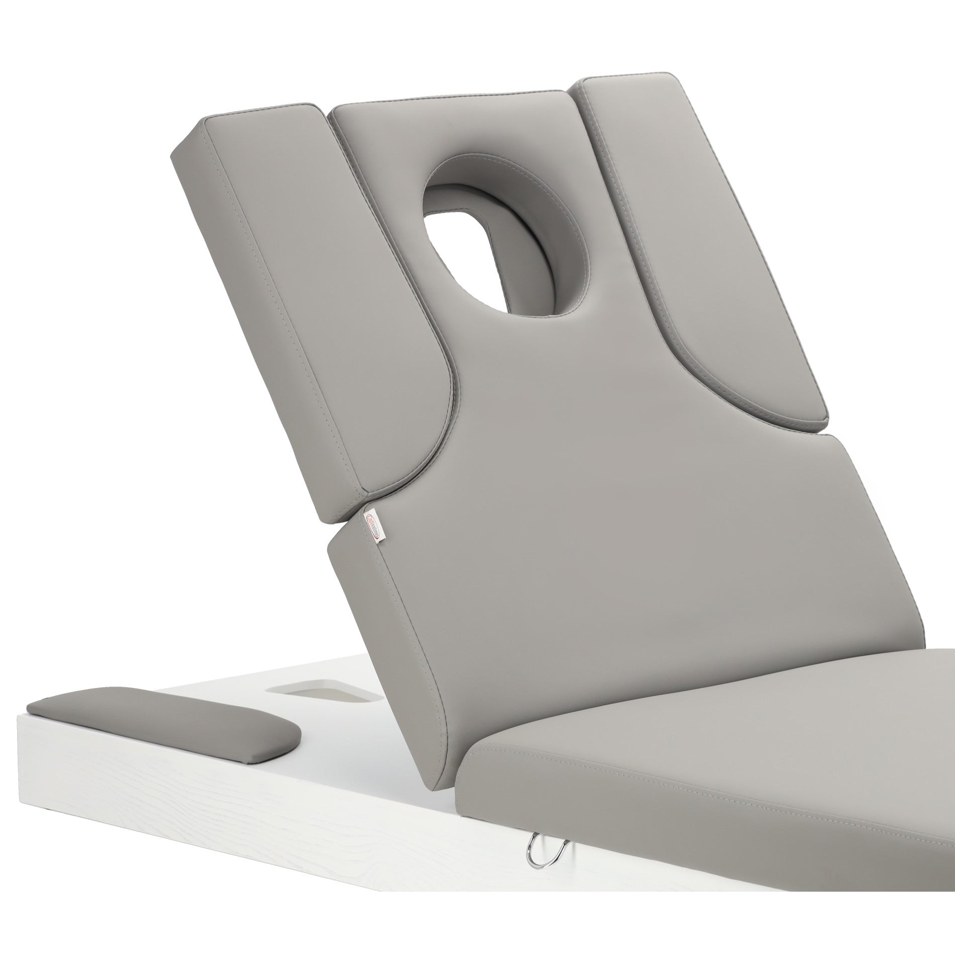 Elektrinis masažo stalas / kosmetologinis gultas su šildymu ir LED apšvietimu F245 – pilkas