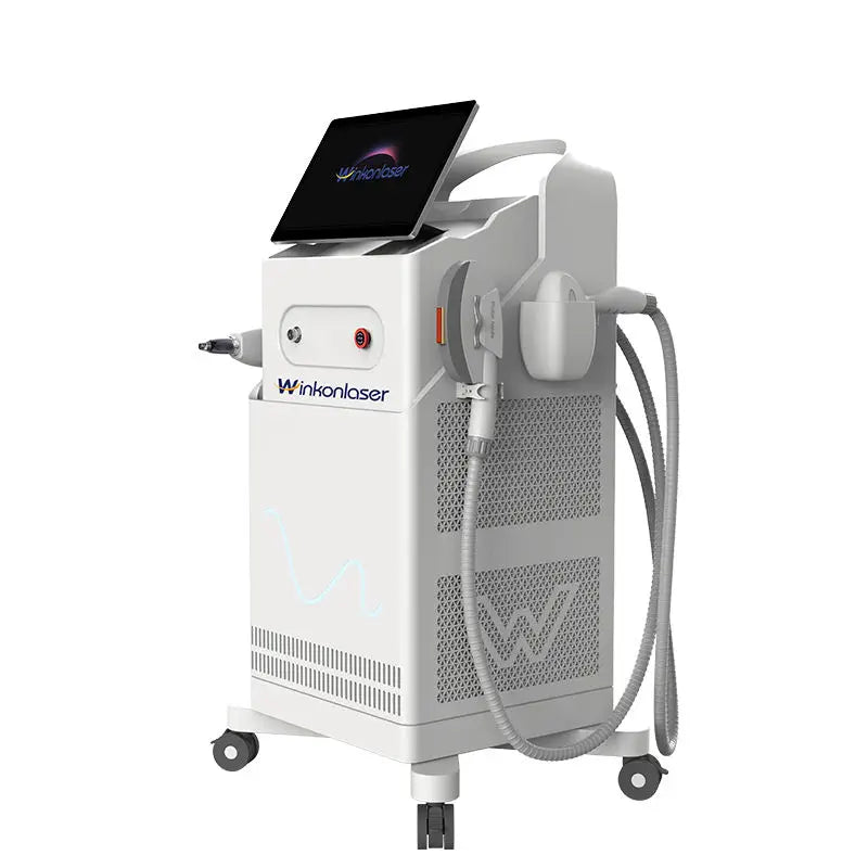 Winkonlaser ML600 daugiafunkcinis plaukų šalinimo lazeris 5 in 1: RF + diodinis lazeris + Nd:Yag + Elight (IPL)