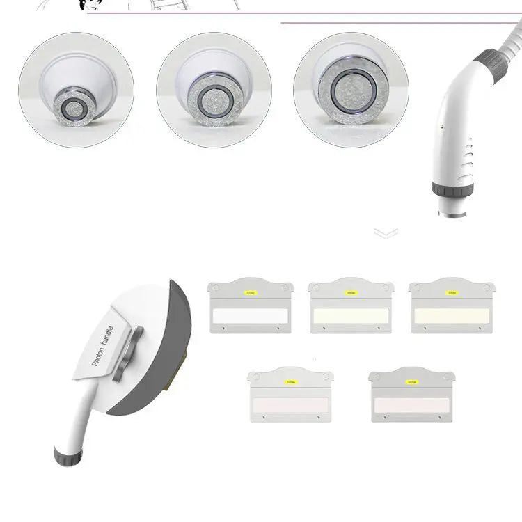Winkonlaser ML600 daugiafunkcinis plaukų šalinimo lazeris 5 in 1: RF + diodinis lazeris + Nd:Yag + Elight (IPL)