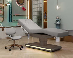 Profesionalus masažo stalas Mara, 3 elektriniai varikliai, pilkas