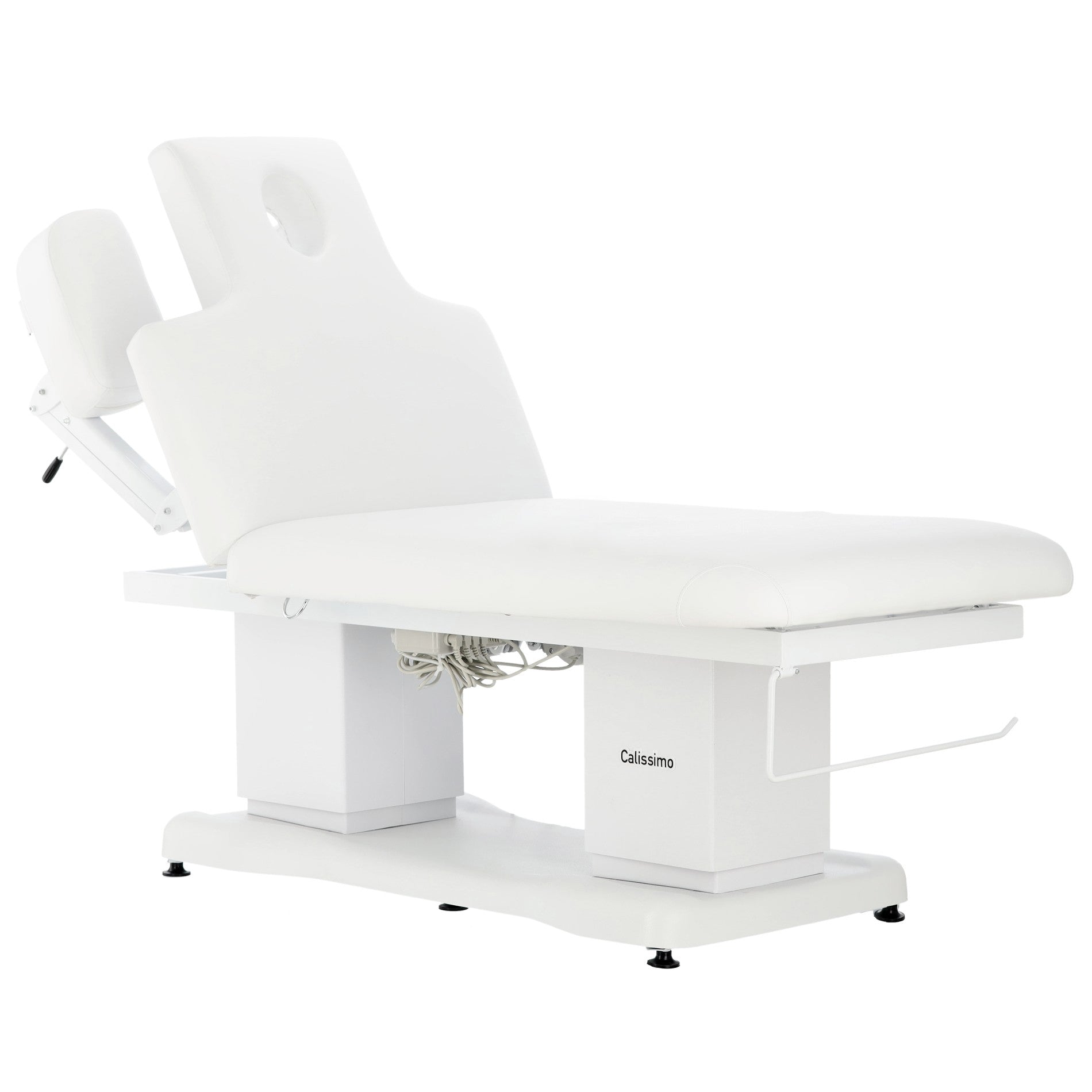 Elektrinė masažo lova Calissimo F149 – 4 elektrinių variklių, balta