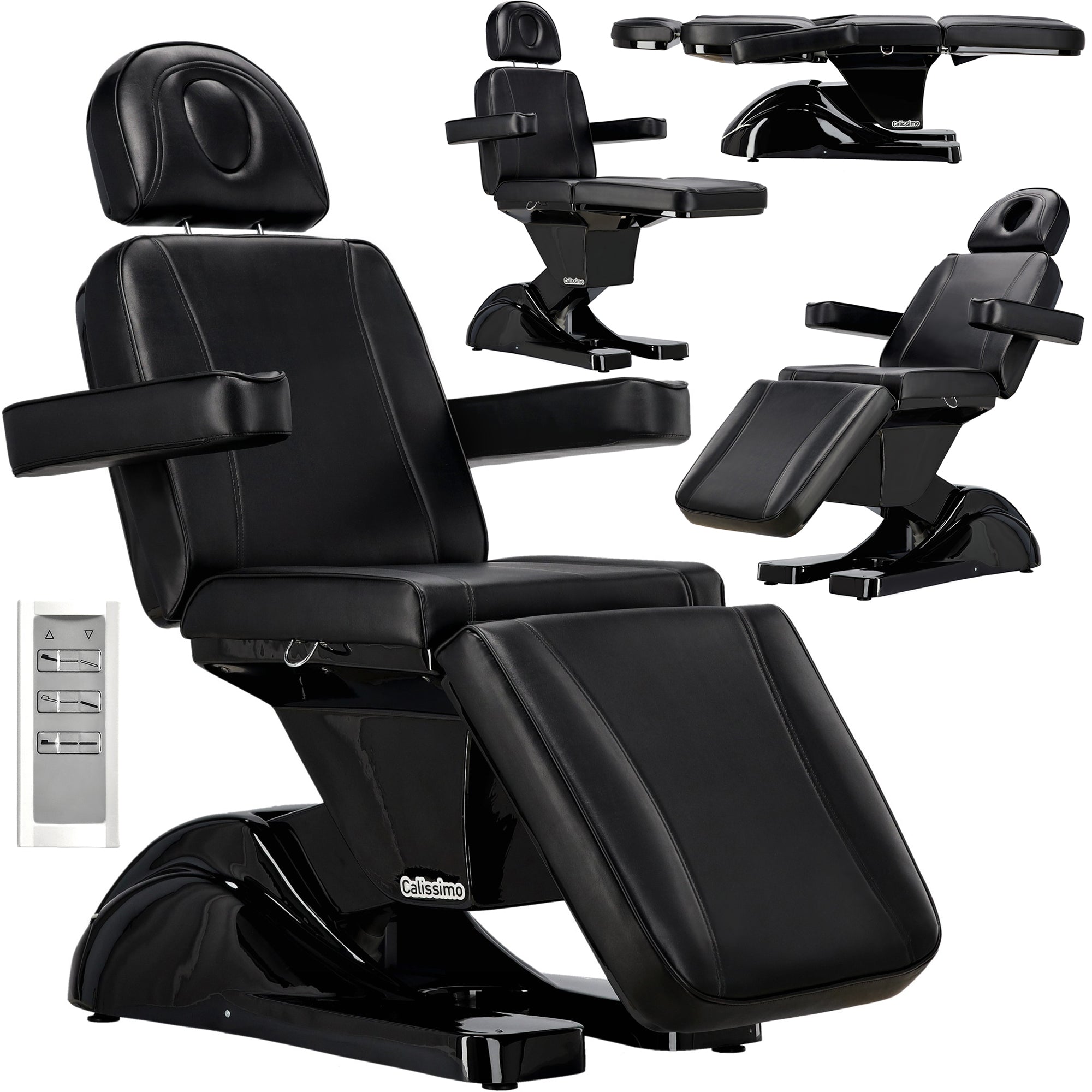 Kosmetologinis gultas LIA, 3 el. motorai, juoda sp.