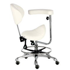 Kosmetologinis balnas su atlošu ir porankiu - baltas