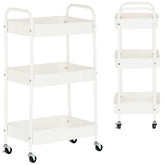 Kosmetologinis vežimėlis ST34, baltas