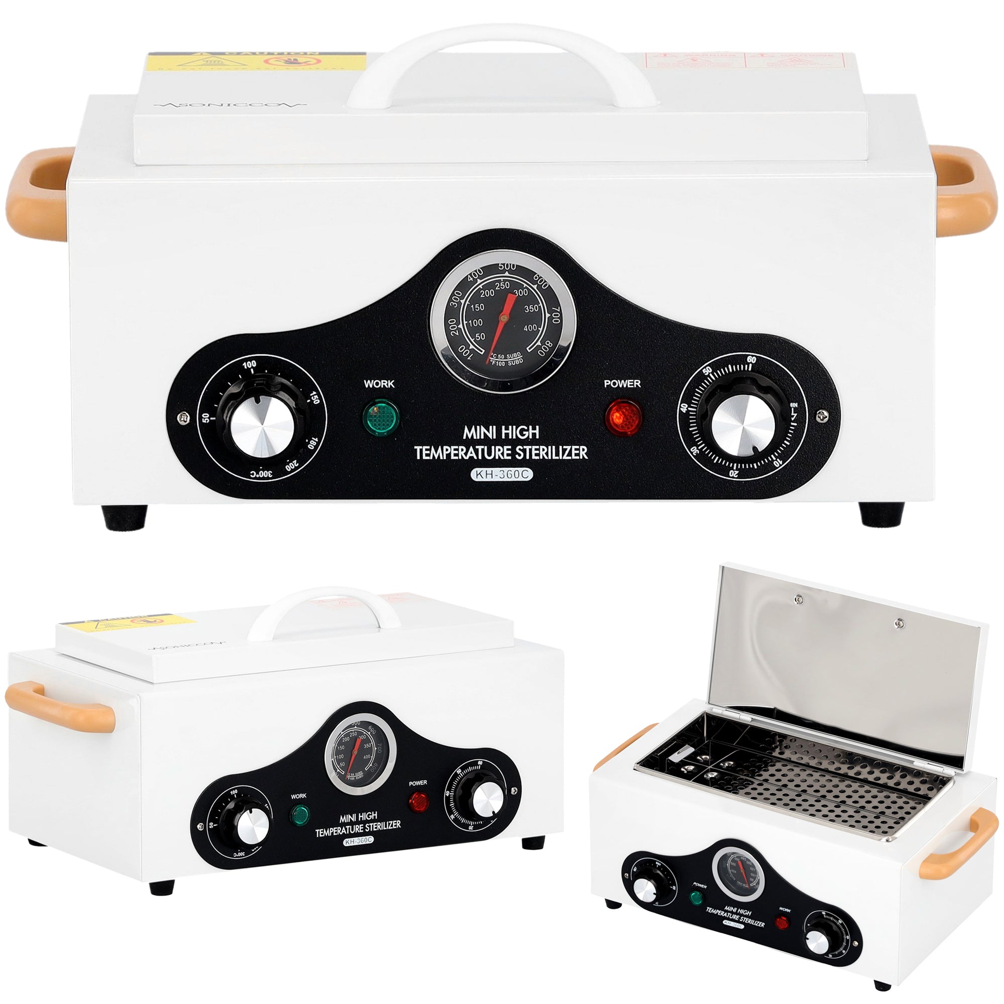 Karšto oro sterilizatorius KH-360C, 300W, su laikmačiu