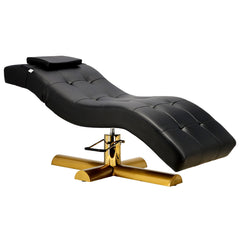 Hidraulinė daugiafunkcinė kosmetologinė lova AMALFI, pasukama, juoda