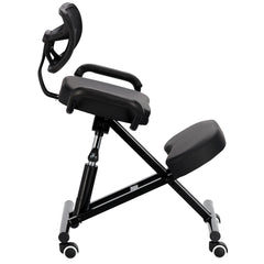 Ergonominė kėdė su atlošu EN301, juoda