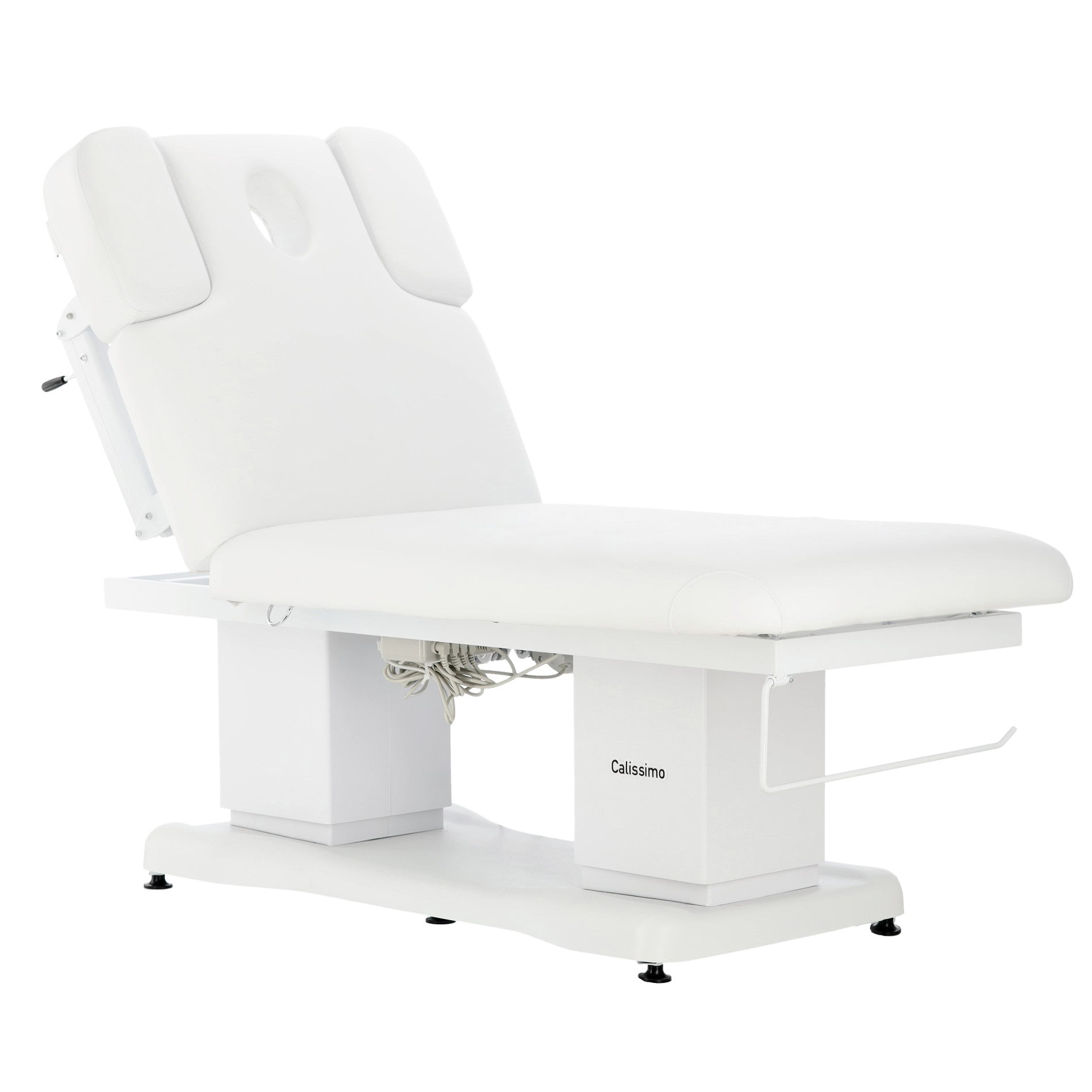 Elektrinė masažo lova Calissimo F149 – 4 elektrinių variklių, balta