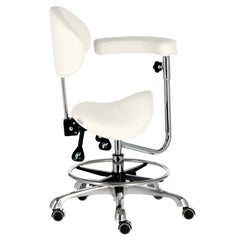 Kosmetologinis balnas su atlošu ir porankiu - baltas