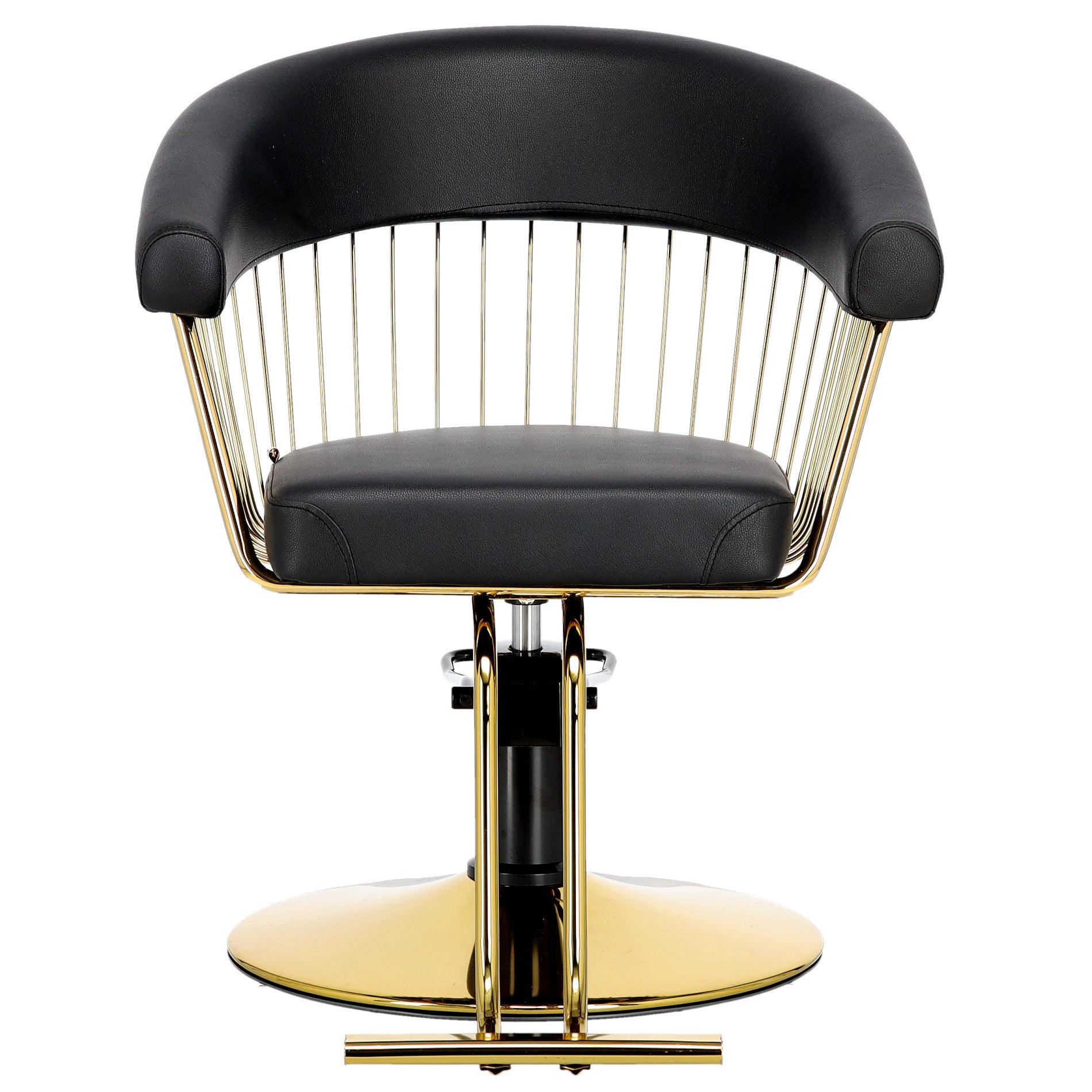 Kirpyklos kėdė Zoe GOLD, juoda su aukso sp. apdaila
