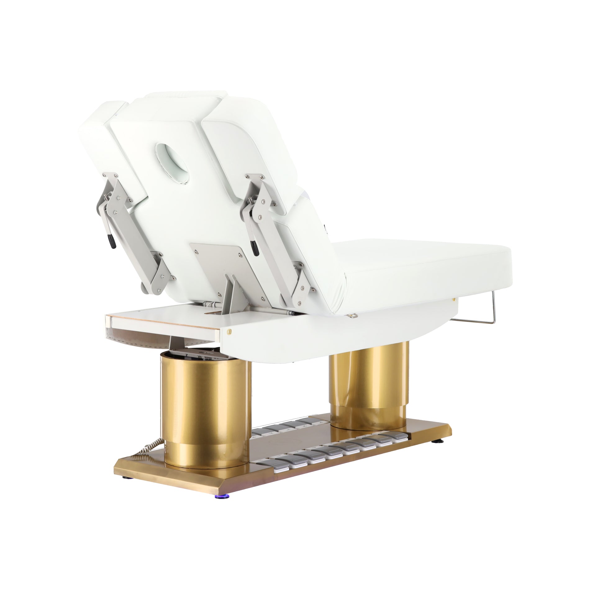 Elektrinis masažo stalas Avelon su šildymo funkcija, baltas