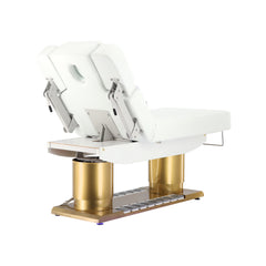 Elektrinis masažo stalas Avelon su šildymo funkcija, baltas