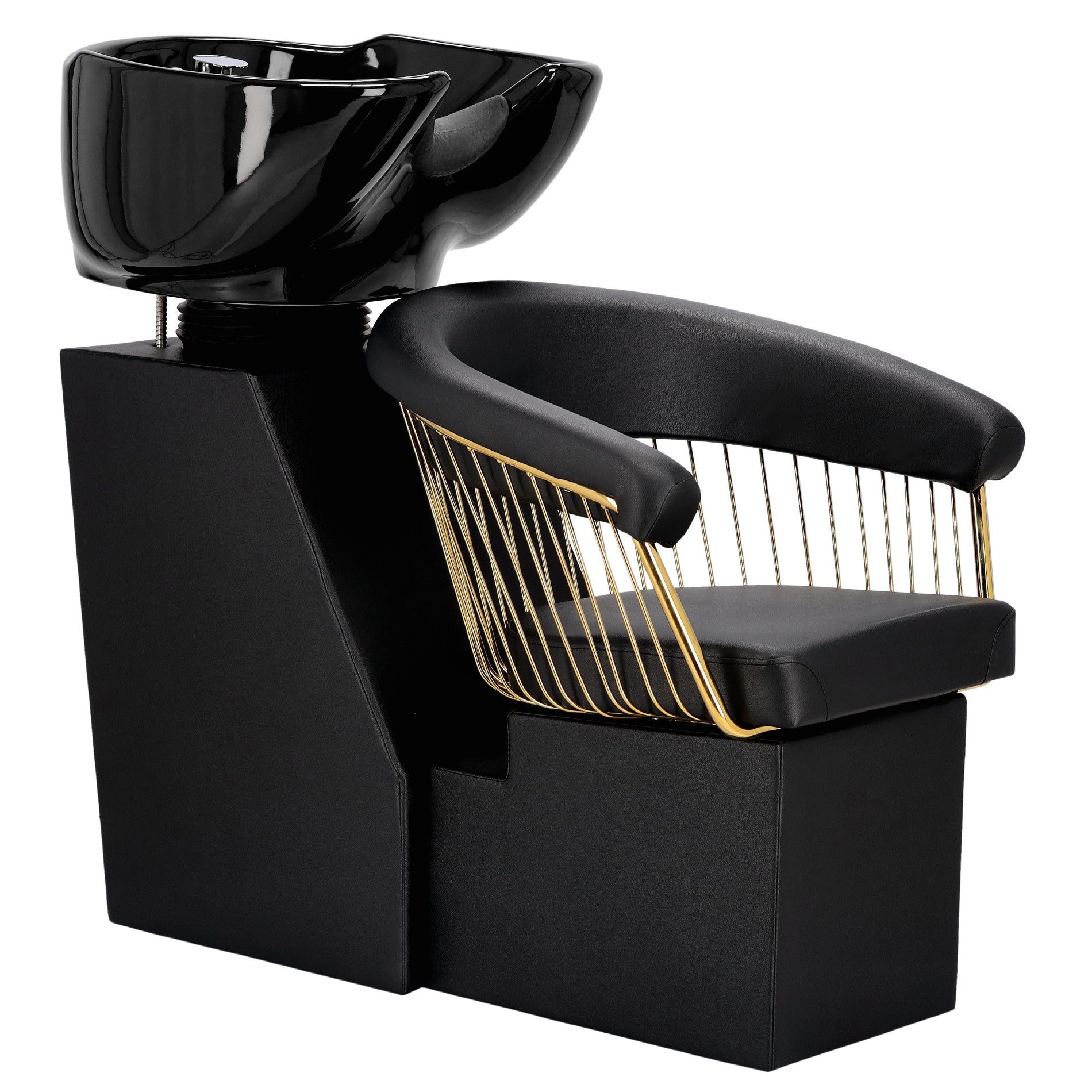 Kirpyklos plautuvė Zoe GOLD - juoda