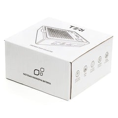 TERI Turbo M pastatomas dulkių ištraukėjas – baltas su auksinėmis grotelėmis