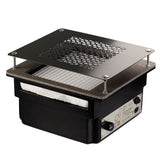 TERI Turbo įmontuojamas dulkių ištraukėjas – juodas su juodomis grotelėmis