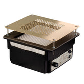 TERI Turbo įmontuojamas dulkių ištraukėjas – juodas su auksinėmis grotelėmis