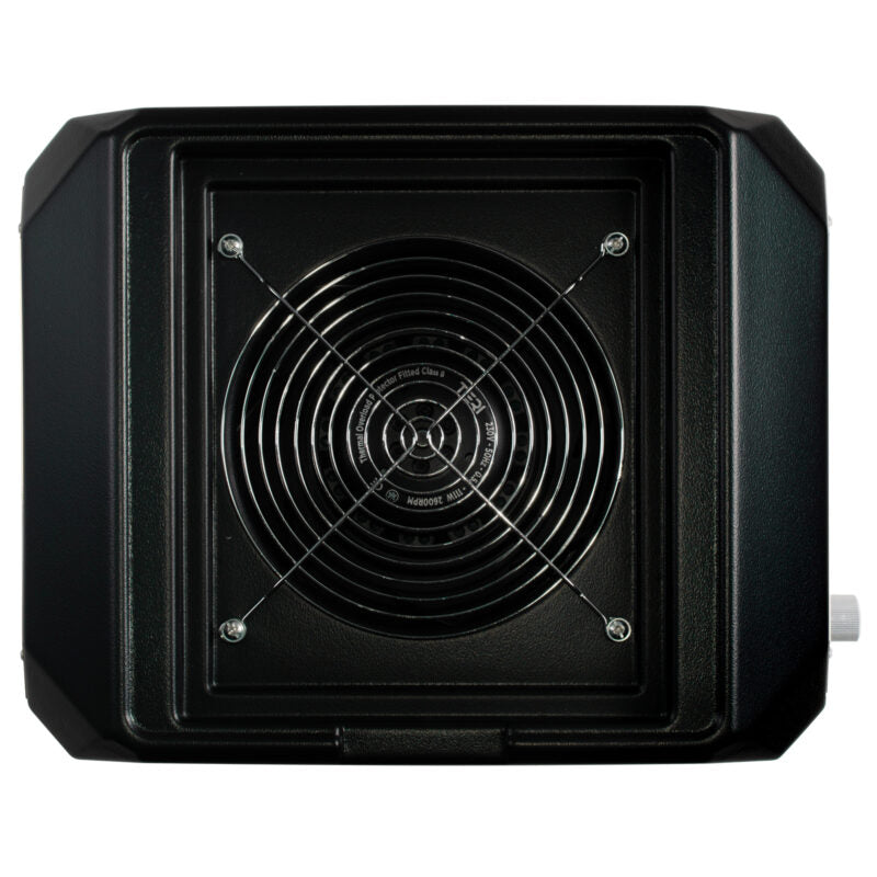 TERI Diamond pastatomas dulkių ištraukėjas – juodas su auksinėmis grotelėmis