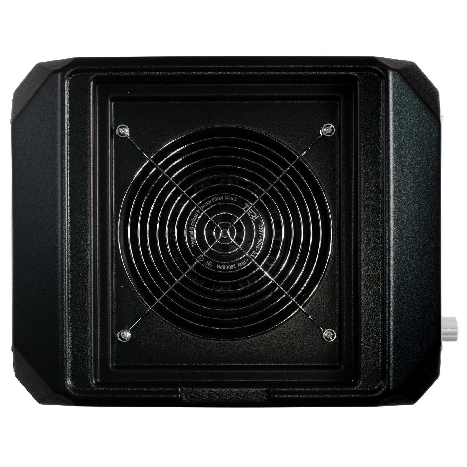 TERI Diamond pastatomas dulkių ištraukėjas – juodas su juodomis grotelėmis