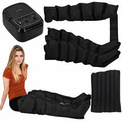 Presoterapinis limfodrenažinis kūno masažuoklis, 360° masažas, 6 kameros