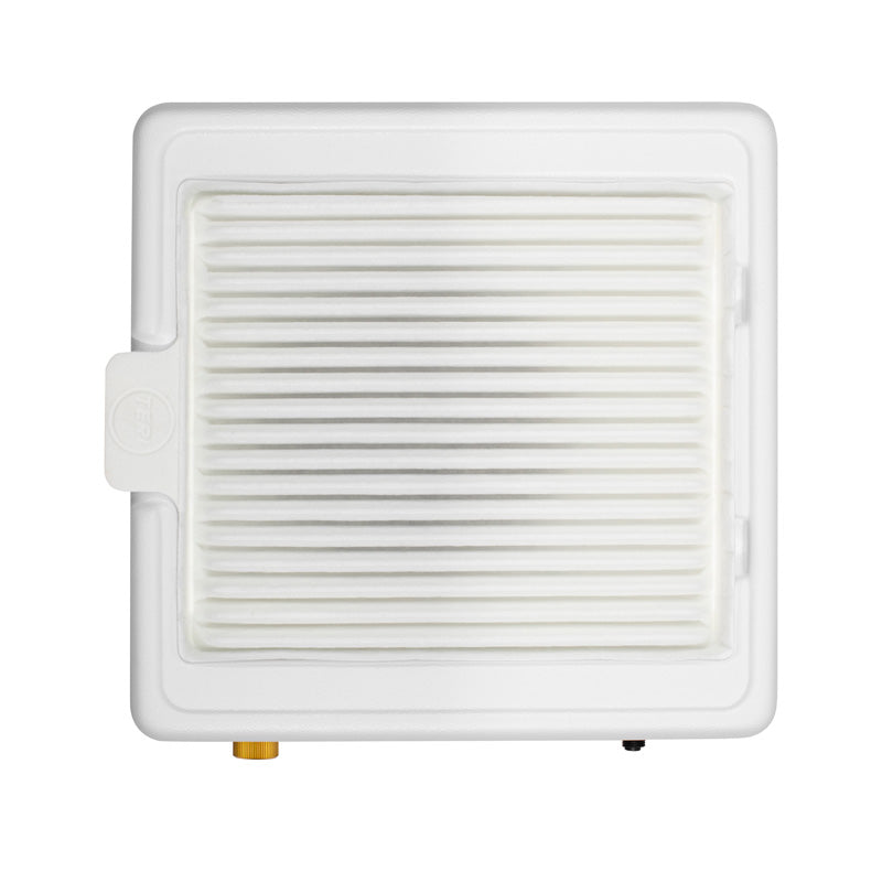 TERI 800 M dulkių ištraukėjas – baltas su auksinėmis grotelėmis