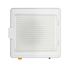 TERI Turbo M pastatomas dulkių ištraukėjas – baltas su auksinėmis grotelėmis