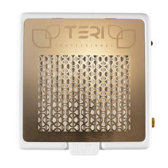 TERI Turbo M pastatomas dulkių ištraukėjas – baltas su auksinėmis grotelėmis