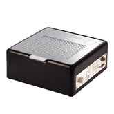 TERI Turbo M pastatomas dulkių ištraukėjas – juodas su sidabrinėmis grotelėmis