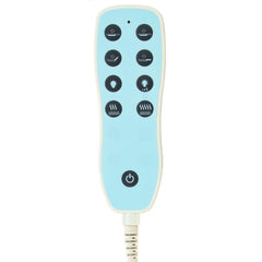 Elektrinis masažo stalas / kosmetologinis gultas su šildymu ir LED apšvietimu F245 – pilkas