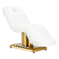Elektrinis kosmetologinis gultas MAX PRO 2 - 3 motorai, baltas