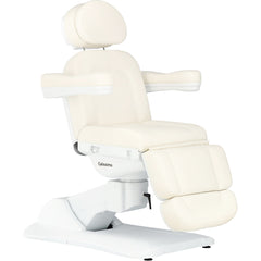 Elektrinis kosmetologinis gultas Aden, 4 motorai, pasisukantis - baltas