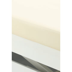 Elektrinis masažo stalas / kosmetologinis gultas su šildymu ir LED apšvietimu F245 – kreminis