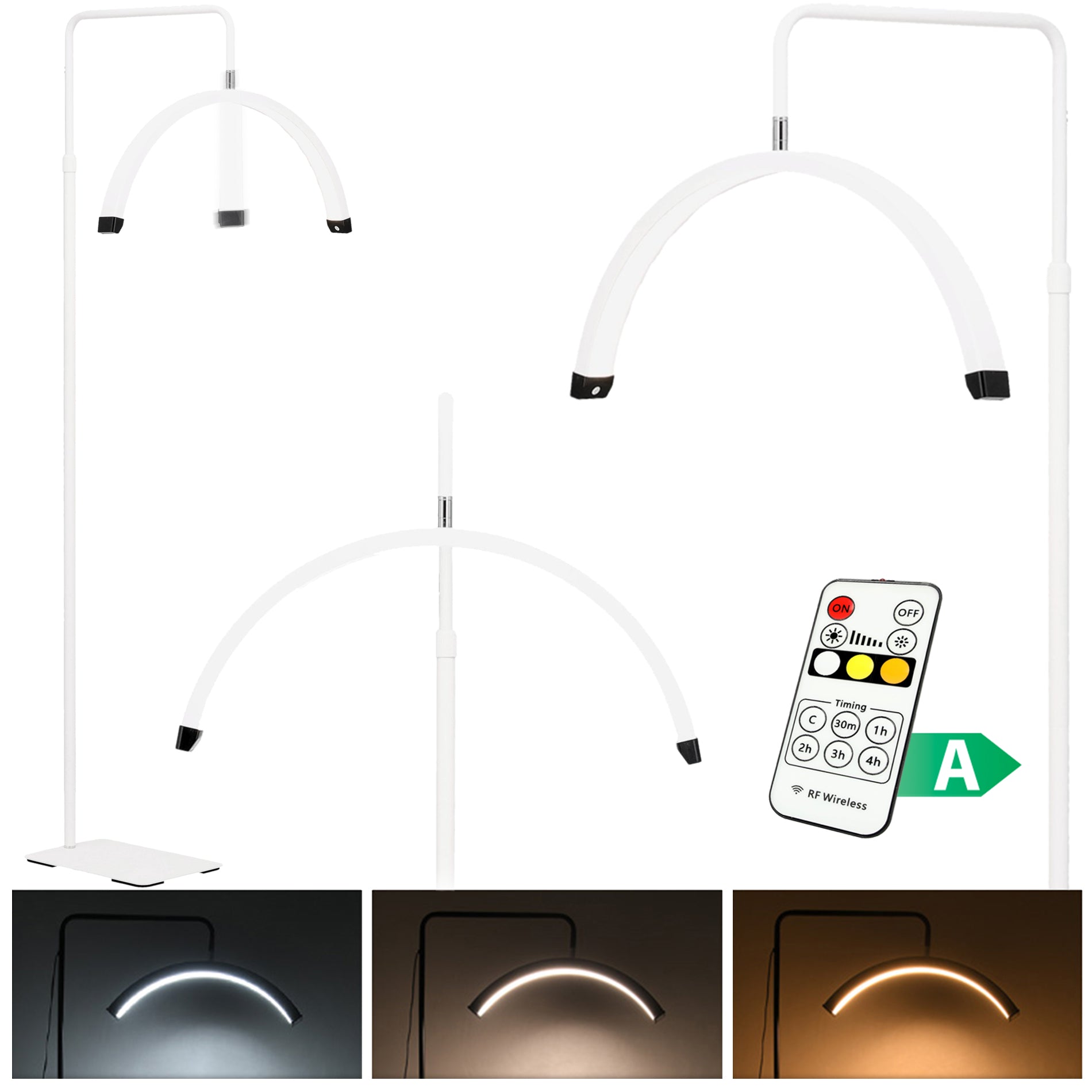 Pusmėnulio formos LED lempa procedūroms, be šešėlių, 36W, balta