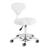 Azzurro 156-F Bump-Up meistro kėdė su atlošu, balta