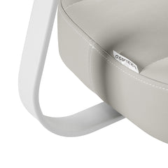 Azzurro 156-F Bump-Up meistro kėdė su atlošu, pilka – 6 vaizdas