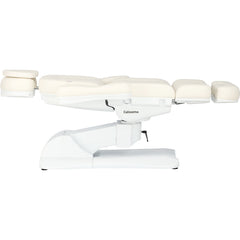 Elektrinis kosmetologinis gultas Aden, 4 motorai, pasisukantis - baltas