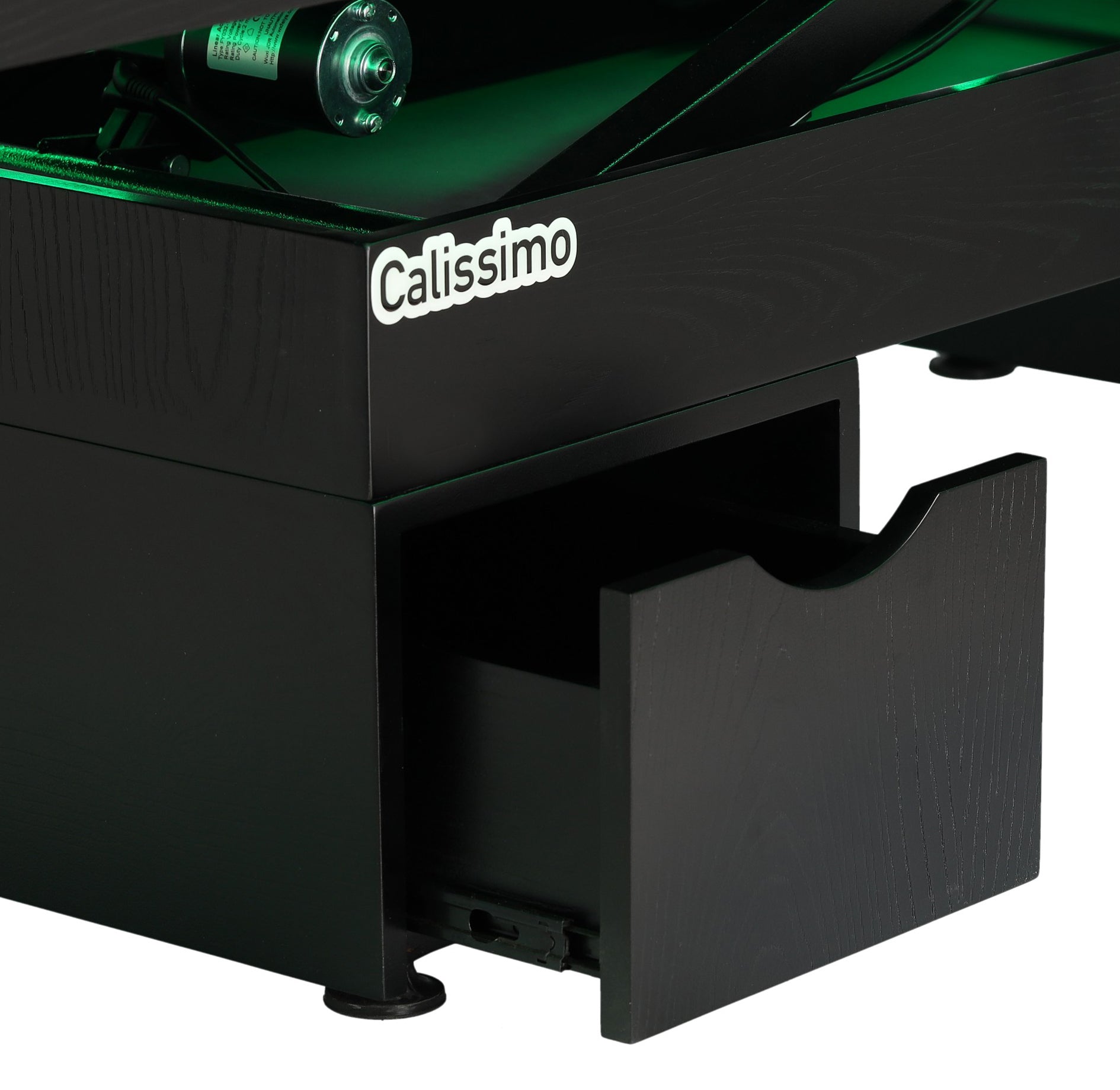 Elektrinis masažo stalas / kosmetologinis gultas su šildymu ir LED apšvietimu F245 – juodas