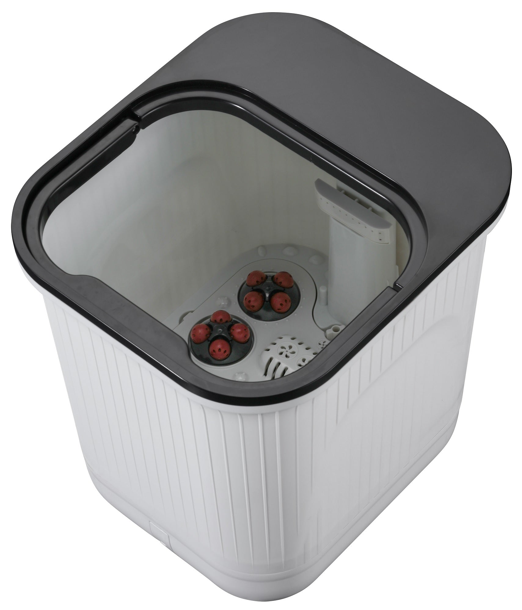 Šildomas kojų masažuoklis SPA – refleksoterapija, burbulų masažas, šviesos terapija