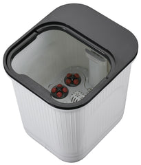 Šildomas kojų masažuoklis SPA – refleksoterapija, burbulų masažas, šviesos terapija