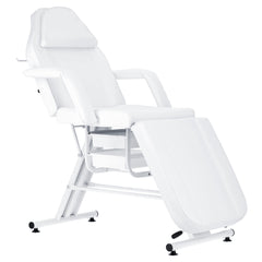 Mechaninis kosmetologinis gultas su kuvetėmis – Verano, 72 cm, baltas