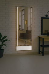 Kirpyklos veidrodis su LED apšvietimu 200×80 PRO acrylic