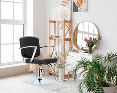 Kirpyklos kėdė Reni - juoda