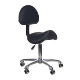 Kosmetologinė meistro kėdutė BY-8373, juoda