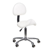 Kosmetologinė meistro kėdutė BY-8373, balta