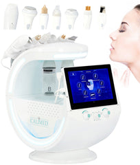9-in-1 hidradermabrazijos kombainas su odos analizatoriumi ir kamera – profesionaliam odos gydymui