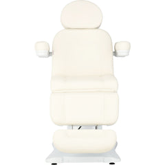 Elektrinis kosmetologinis gultas Aden, 4 motorai, pasisukantis - baltas